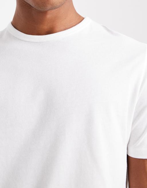 Jack & Jones slim t-shirt in white, 5 of 5