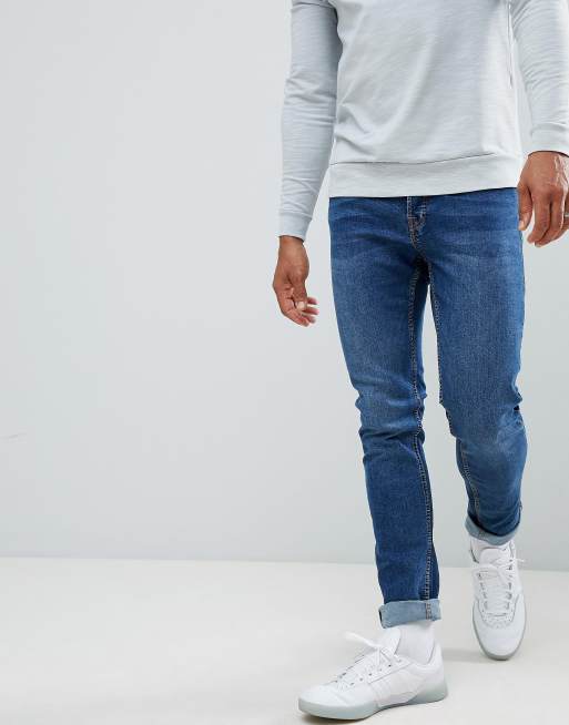 jack & jones slim men blue jeans