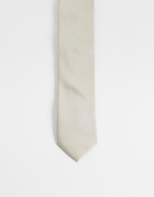 Jack & Jones Slim Tie In Neutral