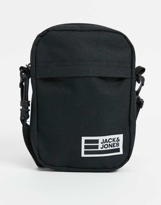 Jack & Jones sling bag in black | ASOS