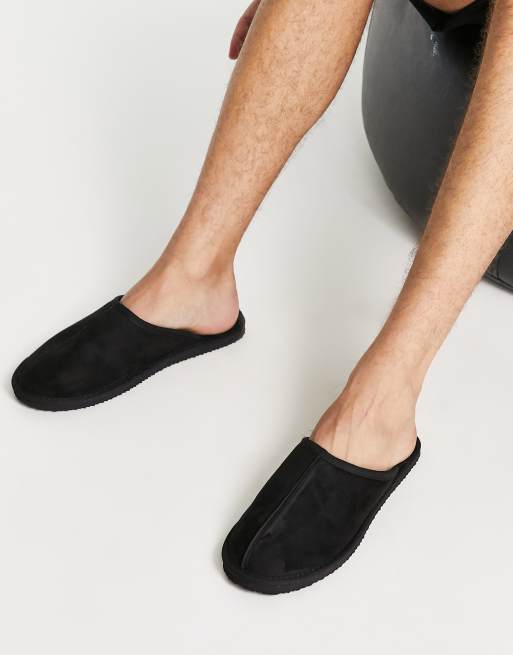 kanaal invoegen Bezienswaardigheden bekijken Jack & Jones slippers in black | ASOS