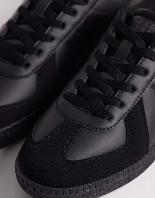 Jack & Jones – Sneaker aus Kunstleder in Triple-Schwarz, 3 von 5