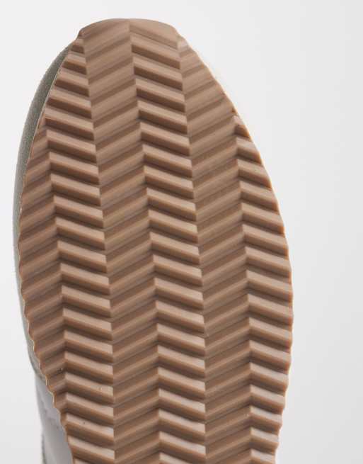 Jack & Jones - Sneakers da corsa in camoscio sintetico e nylon grigio chiaro, 5 di 5