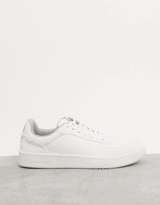 jack & jones colourblocked white sneakers