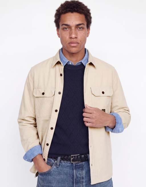 Jack & Jones sobrecamisa en plaza taupe, 6 de 7