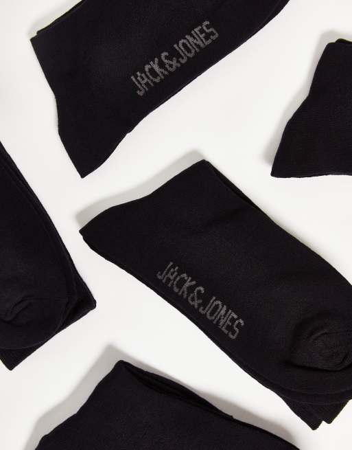 Jack & Jones socks 5 pack in black, 4 of 4