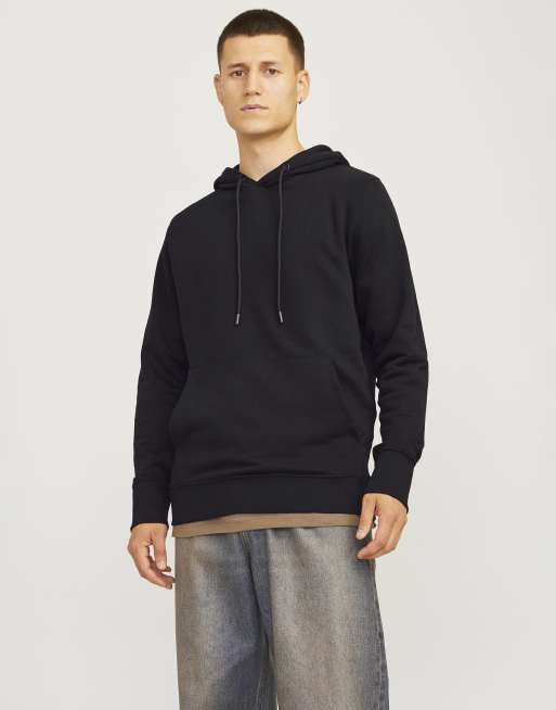 Jack & Jones - Sort hættetrøje