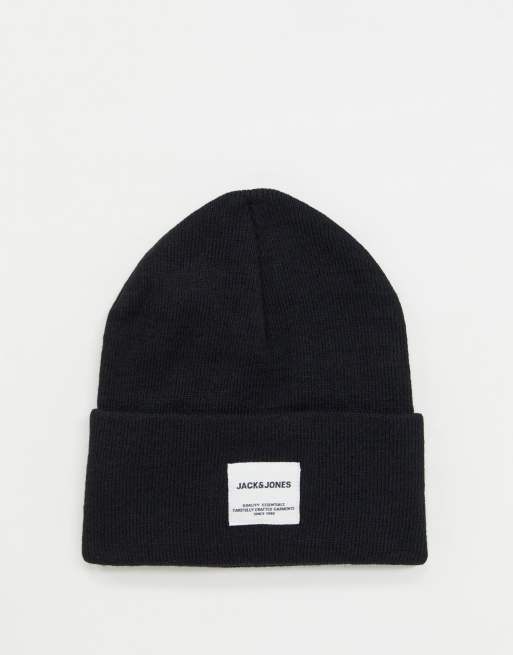 Jack & Jones - Sort hue med logomærke