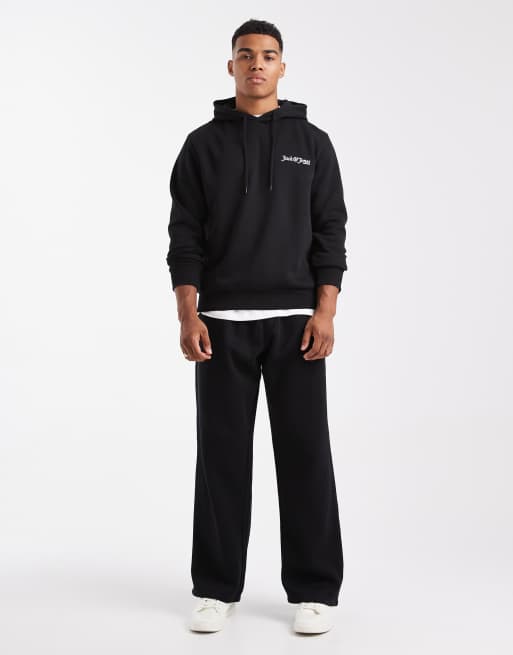 Jack & Jones - Sort joggingbukser med brede ben, 2 af 5