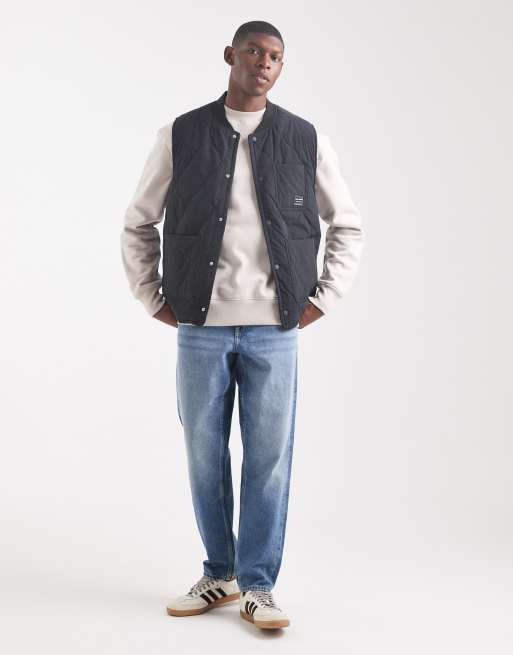Jack & Jones - Sort quilted bomber-vest, 2 af 5