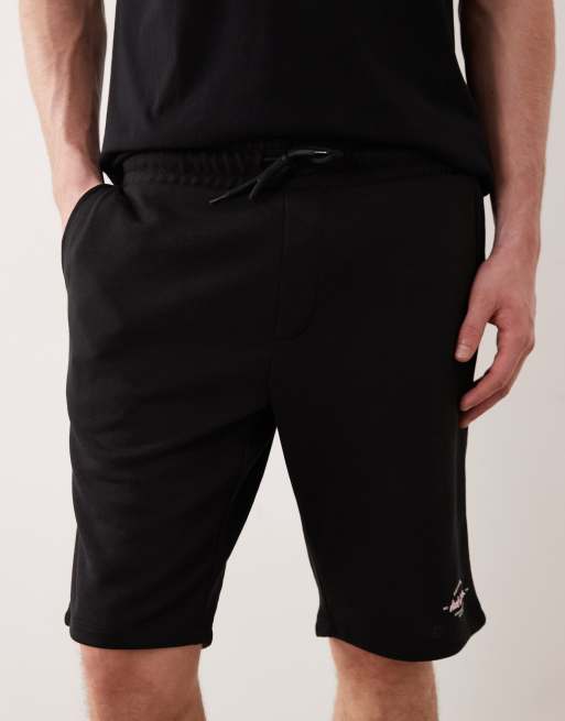 Jack & Jones - Sort sæt i jersey med shorts og T-shirt med logo, 5 af 5