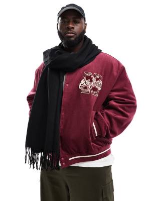 Jack & Jones - Sort-strikket tørklæde med frynser
