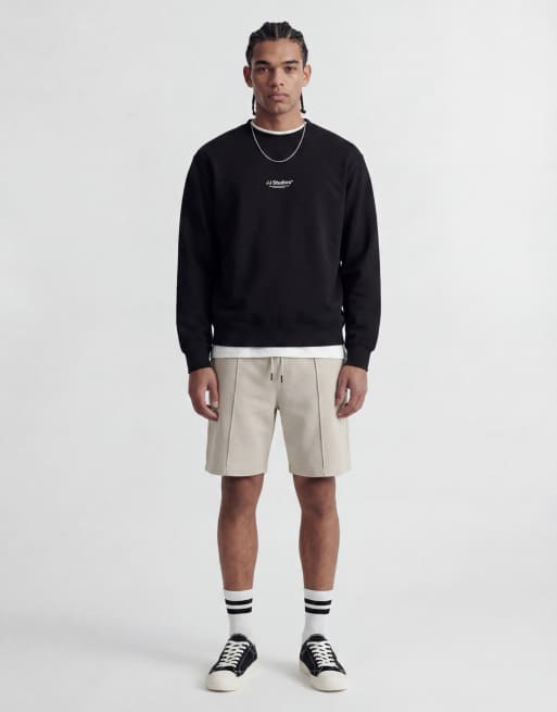 Jack & Jones - Sort sweatshirt med logo på brystet, 3 af 4
