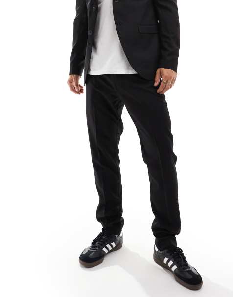 Jack & Jones - Sorte habitbukser i slim fit - view 1