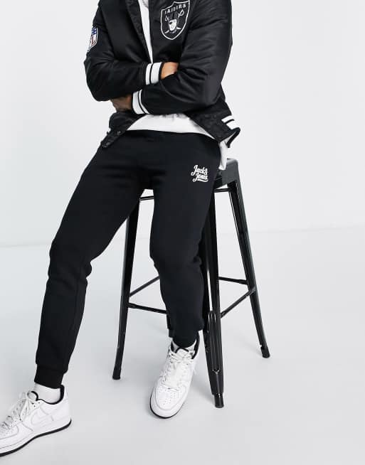 Jack & Jones - Sorte joggingbukser i slim fit