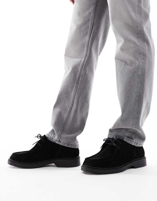 Jack & Jones - Sorte loafers i ruskind, 4 af 4