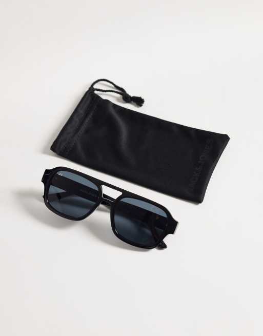 Jack & Jones — Sorte pilotsolbriller, 3 af 3