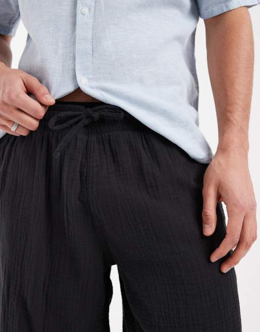 Jack & Jones - Sorte shorts med tekstur, 5 af 5