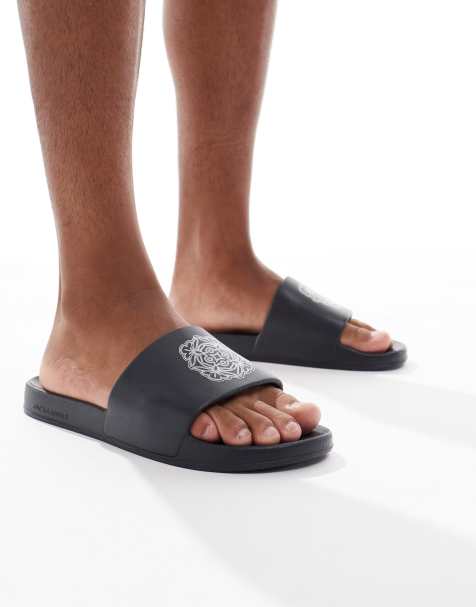 Jack & Jones - Sorte sliders med print - view 1