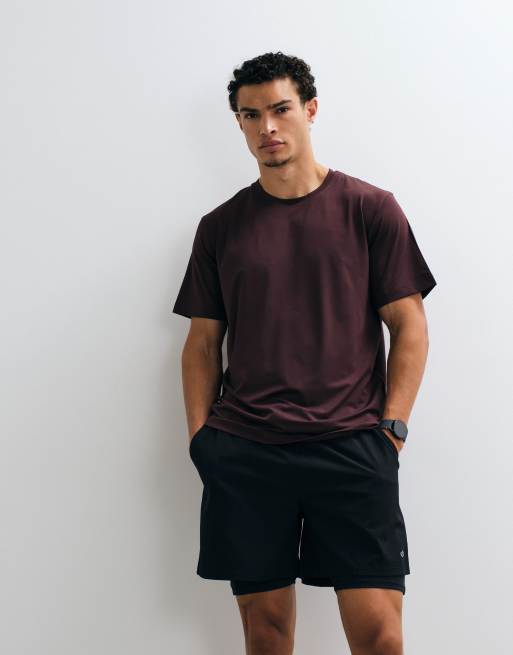 Jack & Jones Sports 2-i-1 quick dry-shorts med lynlåslomme i sort, 3 af 5