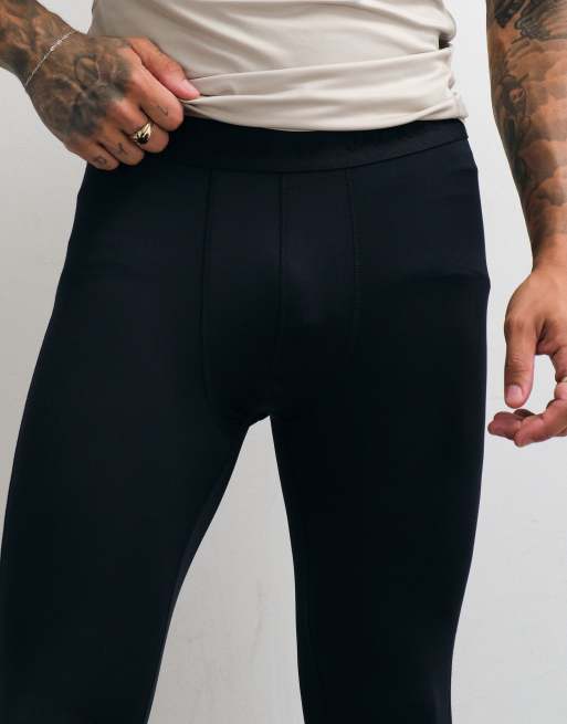 Jack & Jones Sports baselayer leggings in black, 3 of 5