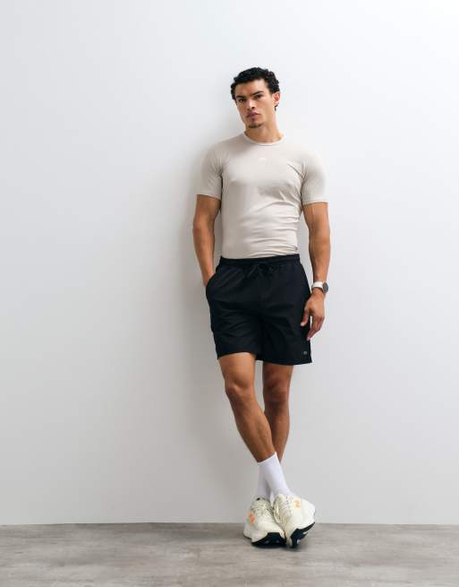 Jack & Jones Sports baselayer t-shirt in off white, 2 of 5