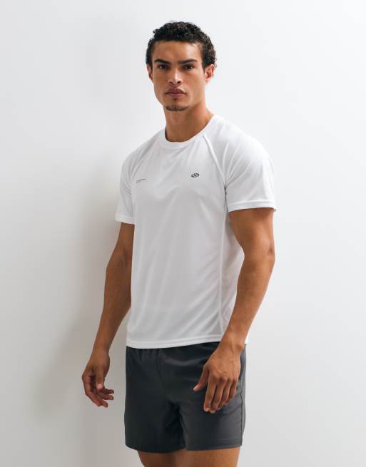 Jack & Jones Sports leichtes Mesh-Trainings-T-Shirt in Weiß, 2 von 5