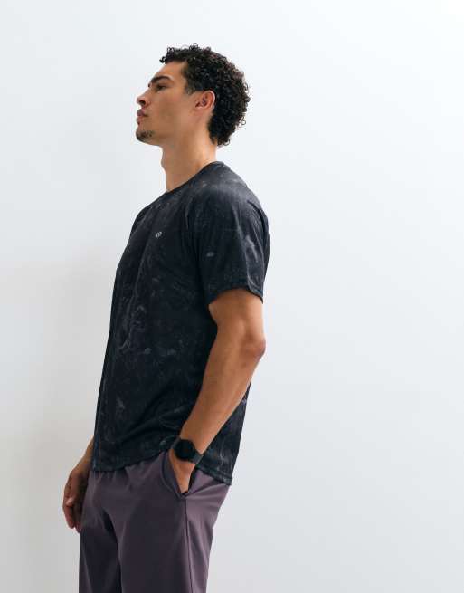 Jack & Jones Sports let mesh trænings-T-shirt med gråt print, 4 af 5