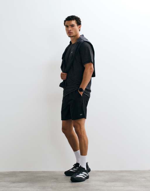Jack & Jones Sports let trænings-T-shirt i sortmeleret, 4 af 5