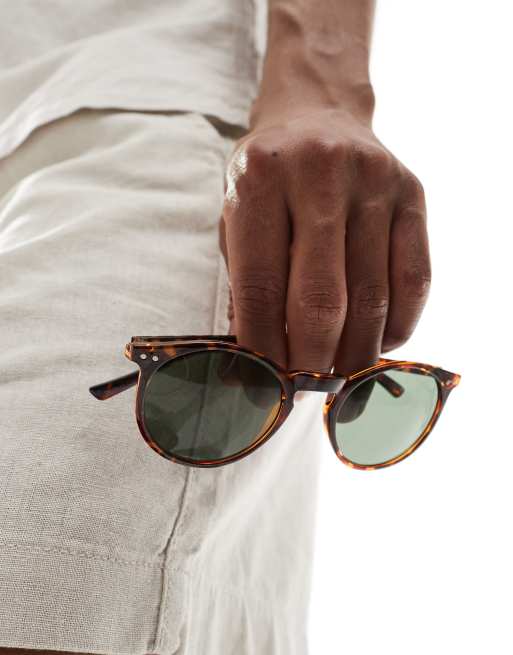 Jack & Jones – Spräckliga runda solglasögon, 3 av 4
