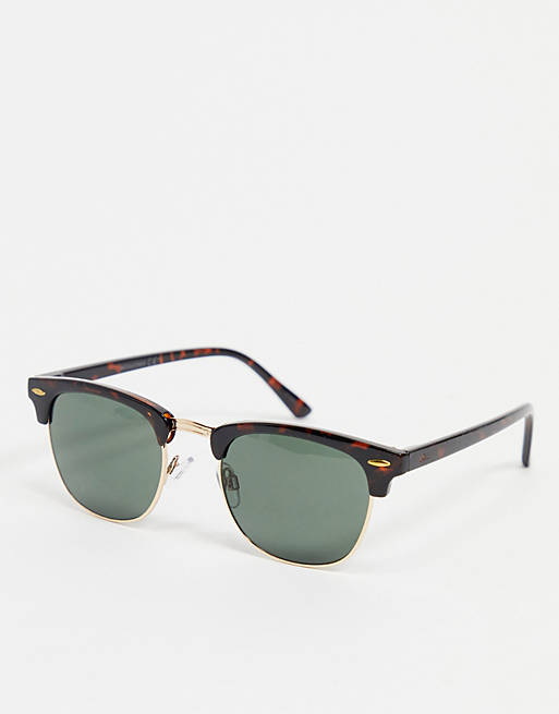 Jack & Jones square sunglasses in tortoiseshell