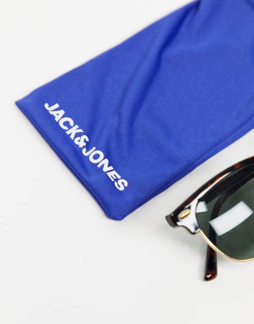 Jack & Jones square sunglasses in tortoiseshell, 4 of 4