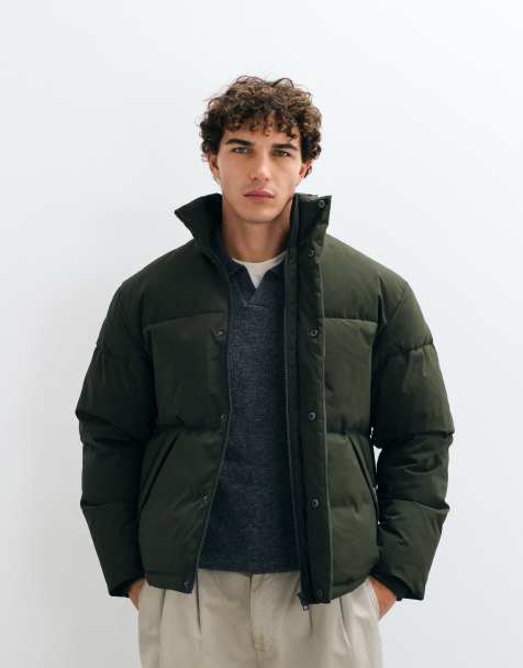 Jack & Jones Steppjacke in Olivgrün - view 1