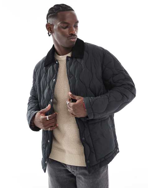 Jack & Jones – Steppjacke in Schwarz - view 1
