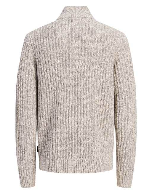 Jack & Jones stickad pullover i Sea Salt, 6 av 6