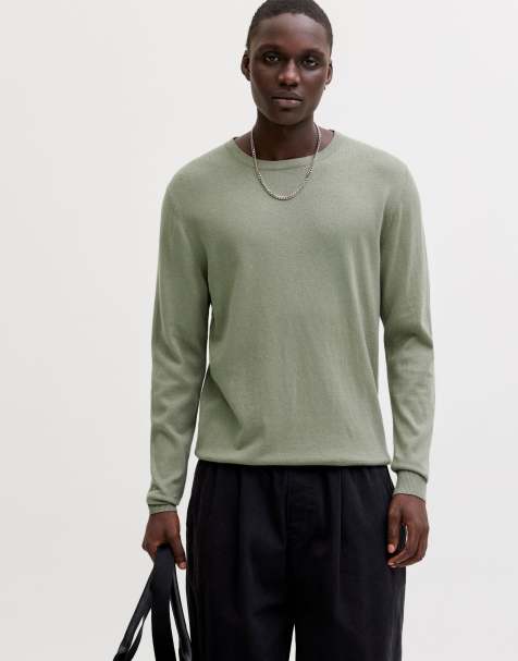 Jack & Jones stickad pullover i vetiver - view 1