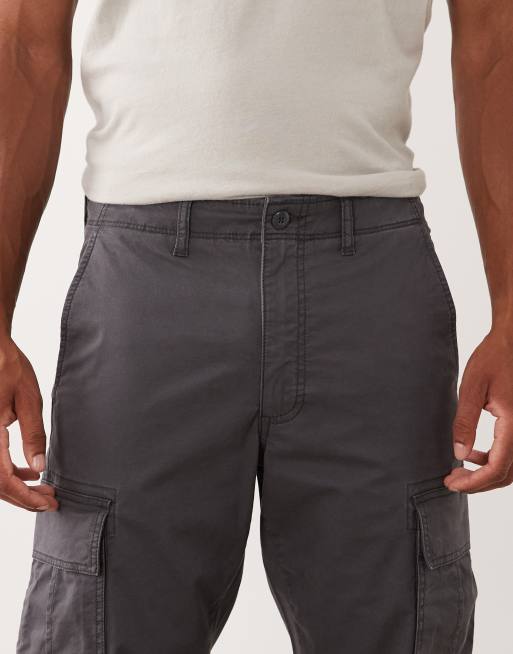 Jack & Jones straight cargo pants in dark grey, 4 of 5