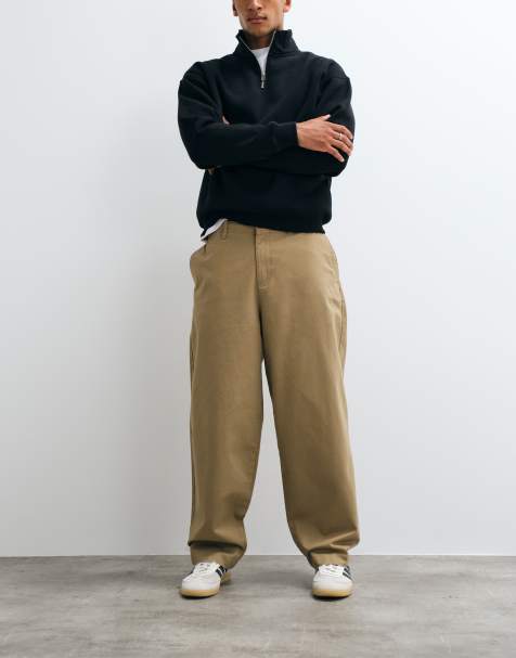Jack & Jones straight chino trousers in beige - view 1