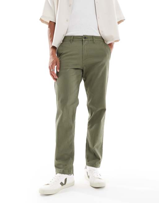 Jack & Jones – Straight Fit Chinohose in Khaki, 4 von 5