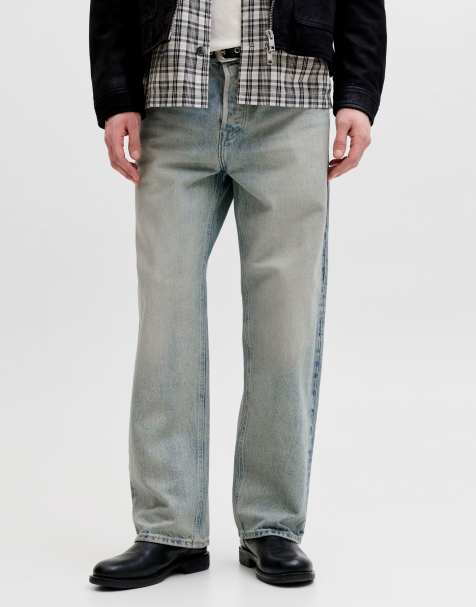 Jack & Jones Straight fit jeans i blå denim - view 1