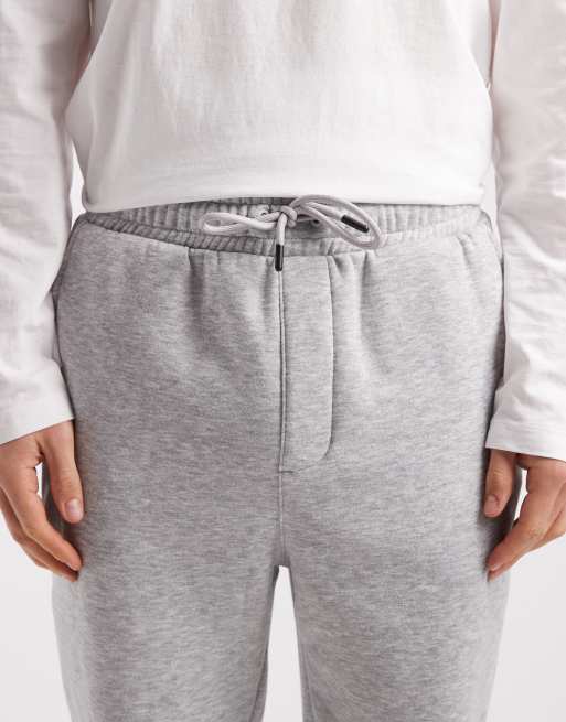 Jack & Jones straight leg sweatpants in light gray, 4 of 5