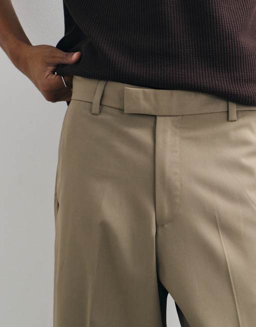 Jack & Jones straight leg tailored pants in brown, 2 of 5