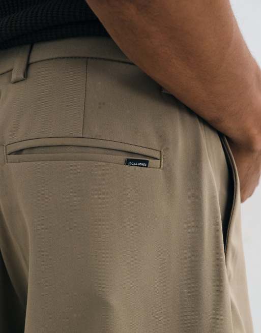 Jack & Jones straight leg tailored pants in brown, 4 of 5