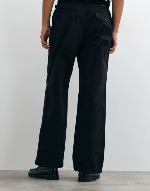 Jack & Jones straight tailored pants in black, 4 of 5