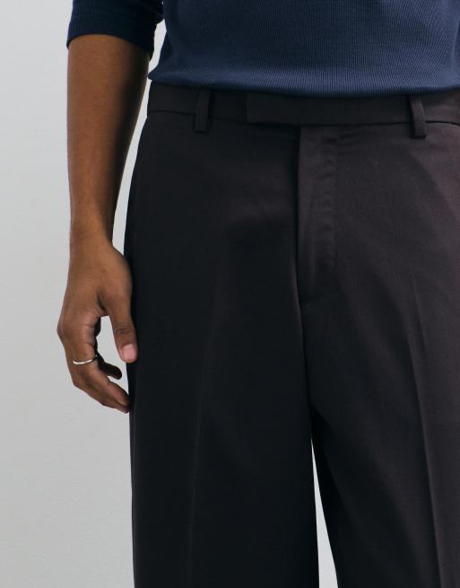 Jack & Jones straight tailored pants in dark brown, 4 of 5