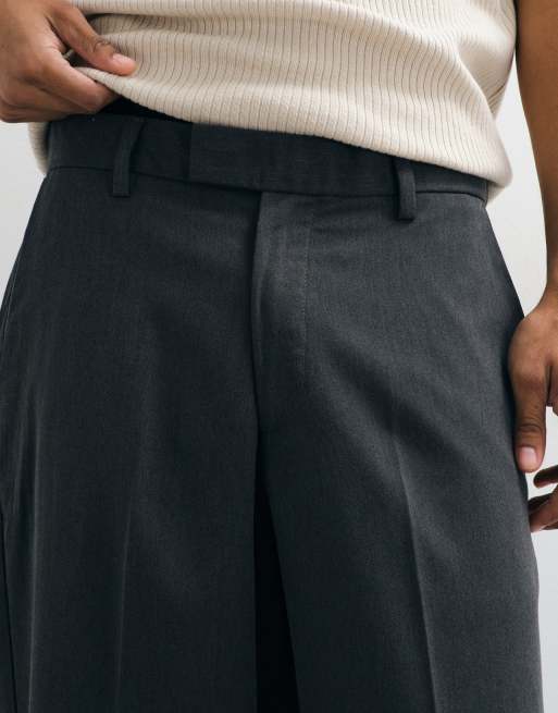 Jack & Jones straight tailored pants in dark gray, 3 of 5