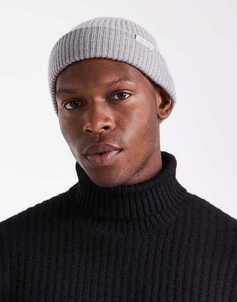 Jack & Jones – Strickmütze in Grau - view 1