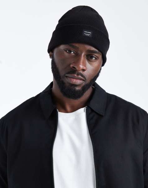 Jack & Jones – Strickmütze in Schwarz - view 1