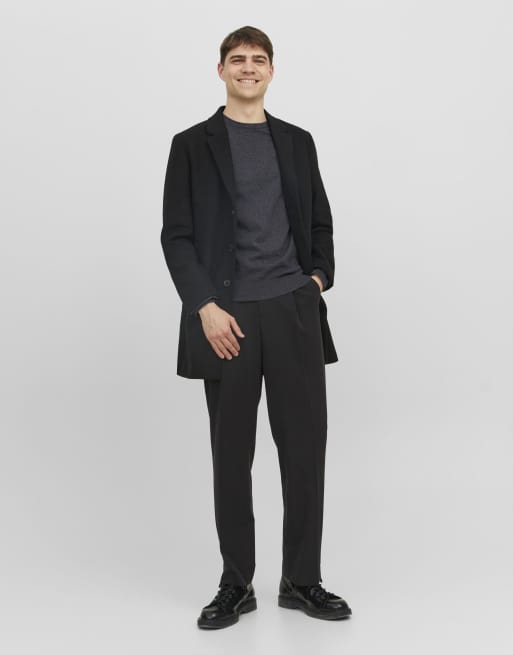 Jack & Jones Strickpullover in dunkelgrau meliert, 3 von 7
