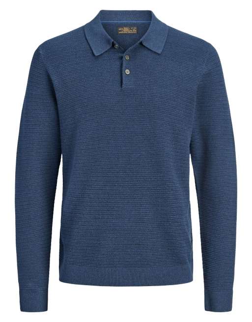 Jack & Jones strikket pullover i insignia blue, 5 af 6
